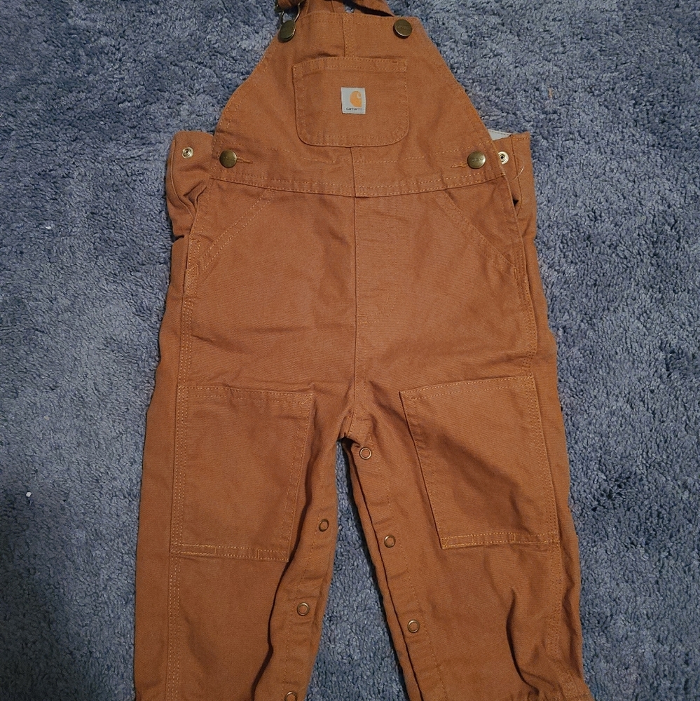 Carhart 18m flannel lining overalls